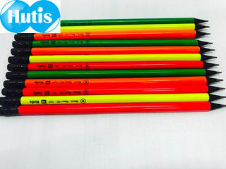 Bút chì gỗ đen neon Hutis 101