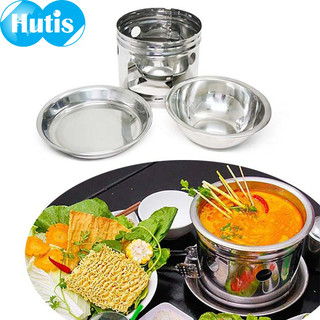 2 Bộ nồi lẩu inox bếp cồn một người