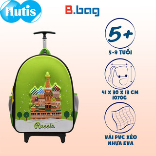 Balo cần kéo B.bag Around the World dành cho học sinh cấp 1