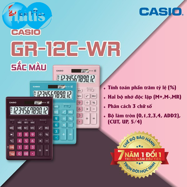 (GIAO 2) MÁY TÍNH CASIO GR-12C MÁY BÀN LỚN