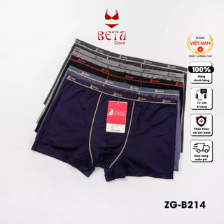 Quần lót nam, quần boxer lưng nhỏ, thun lạnh co dãn thoải mái ZAGU B214