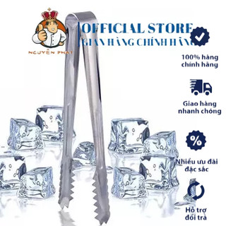 Kẹp inox gắp thức ăn, gắp chanh, gắp đào, gắp hoa quả, gắp đá, gắp đồ decor - Kẹp Gắp Đá - Dụng Cụ Pha Chế Đà Nẵng