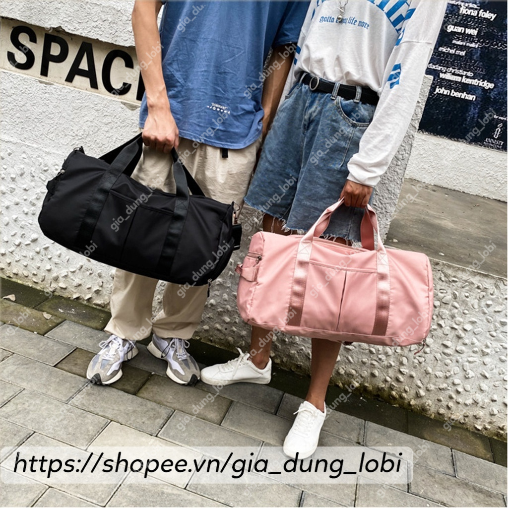 Túi đựng đồ du lịch xách tay nhiều ngăn vải dày chống thấm nước, túi đựng đồ tập gym size to có ngăn chứa giày