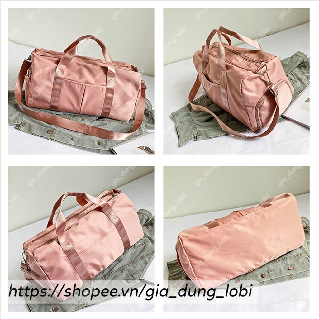 Túi đựng đồ du lịch xách tay nhiều ngăn vải dày chống thấm nước, túi đựng đồ tập gym size to có ngăn chứa giày
