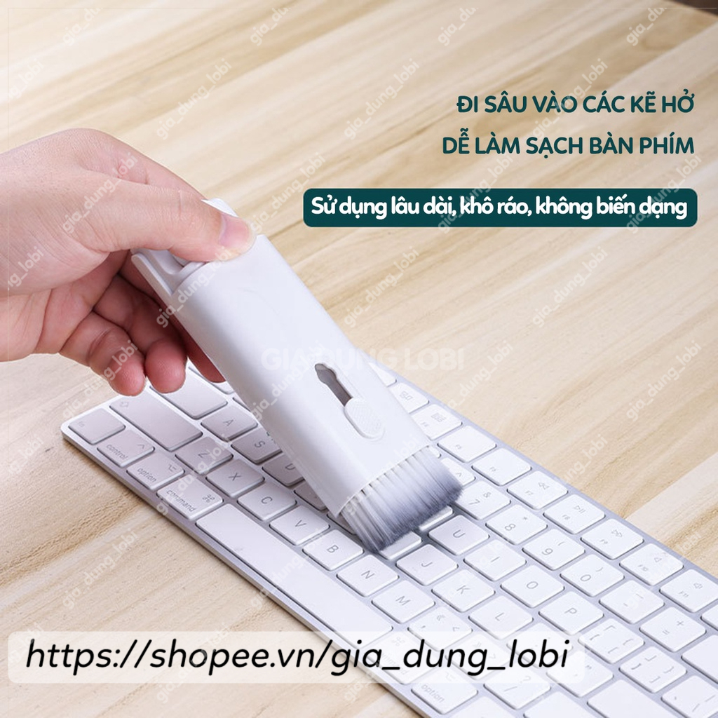 Bộ vệ sinh bàn phím tai nghe điện thoại 7in1 đa năng