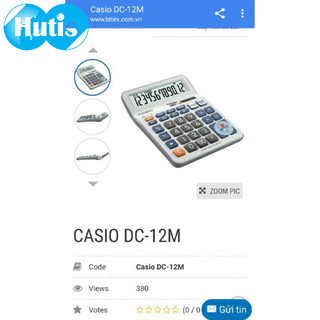 (Giao 2h) Máy tính casio DC-12M chính hãng
