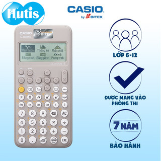 Máy tính casio fx-880btg - màu xám