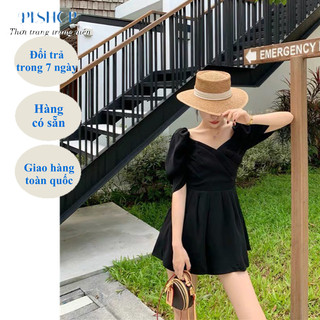 Jumpsuit trễ vai đi biển, du lịch FULL SIZE