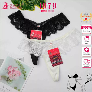 Quần lọt khe, phối ren quyến rũ, không gây hầm bí Zagu QP002 Chuẩn Hàng Thương Hiệu