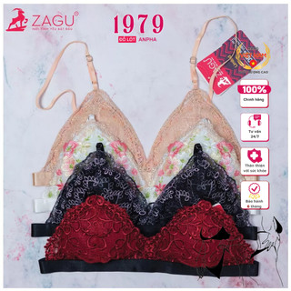 Áo Bra Không Gọng ZAGU 3337 Phần Dây Vai Được Thiết Kế Mỏng Kết Hợp Với Ren Tạo Nên Sự Quyến Rủ