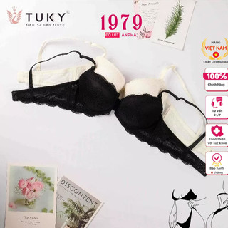  Áo Ngực Ren Cúp Xéo, Mút Dày, TUKY 1117BS Có Gọng Nâng Ngực Chuẩn Hàng Thương Hiệu
