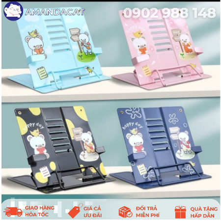 [Hàng mới về] Giá đỡ Đọc sách để bàn Chống cận thị có thể Tùy chỉnh tiện lợi