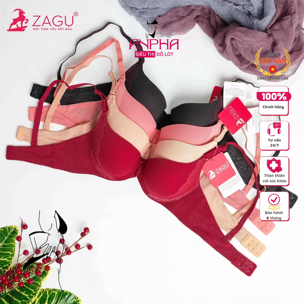 ÁO NGỰC ZAGU PHỐI REN 8101