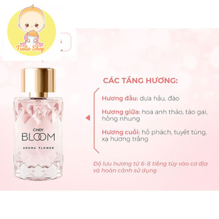 (50ml- 4 mùi)-Nước hoa cao cấp Cindy Bloom