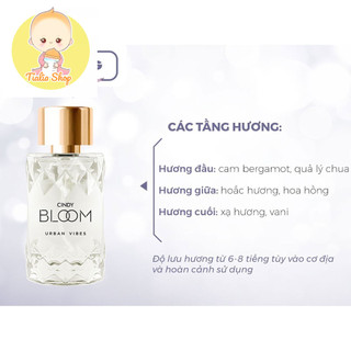 (50ml- 4 mùi)-Nước hoa cao cấp Cindy Bloom