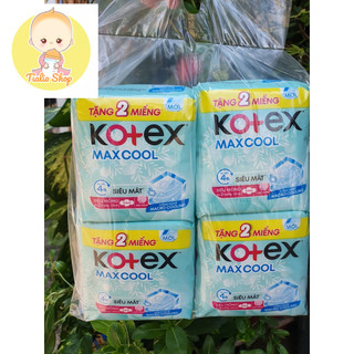 Lốc 8 gói băng vệ sinh Kotex Thảo dược cool - gói 8 miếng