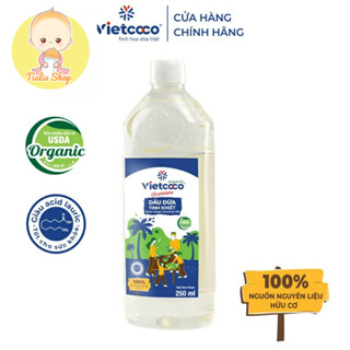 250ml - Dầu dừa tinh chất Vietcoco dưỡng mi, dưỡng môi, dưỡng da