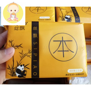 Khăn giấy ăn gấu trúc Sipiao 300 tờ
