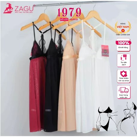 Đầm ngủ Ren Thiết Kế Sexy Và Nữ Tính ZaGu DLOO3