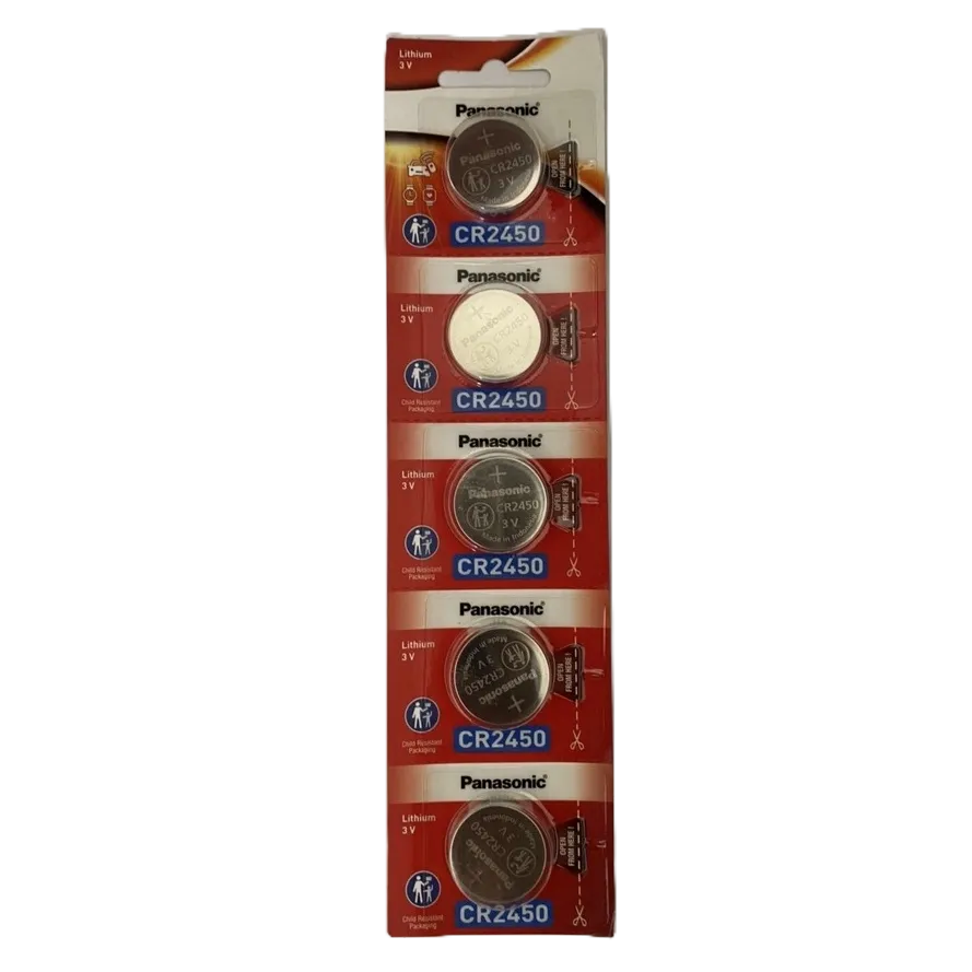 Vỉ 5 viên Pin CR2032 / CR2025 / CR2016 / CR1616 / CR1620 / CR1632 / CR1220 / CR2450 Pin 3V Lithium Made in Indonesia