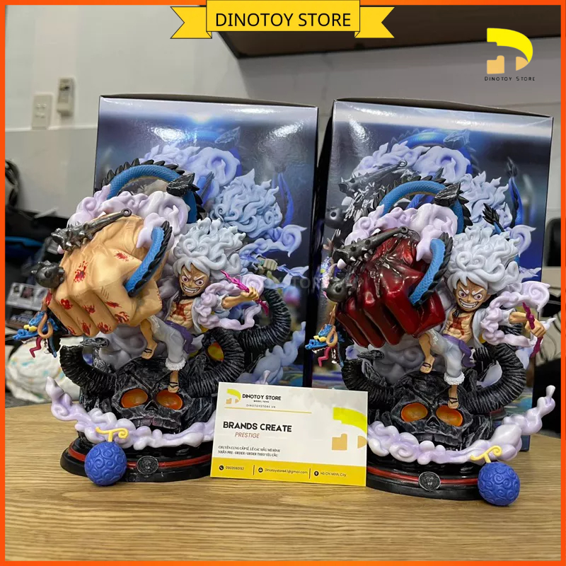 Mô hình chibi luffy gear 5 Nika & kaido hàng mới siêu nét CÓ ĐÈN LED - one piece