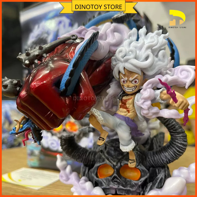 Mô hình chibi luffy gear 5 Nika & kaido hàng mới siêu nét CÓ ĐÈN LED - one piece