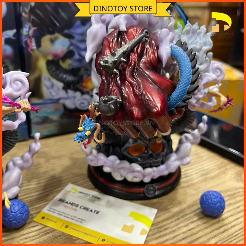 Mô hình chibi luffy gear 5 Nika & kaido hàng mới siêu nét CÓ ĐÈN LED - one piece