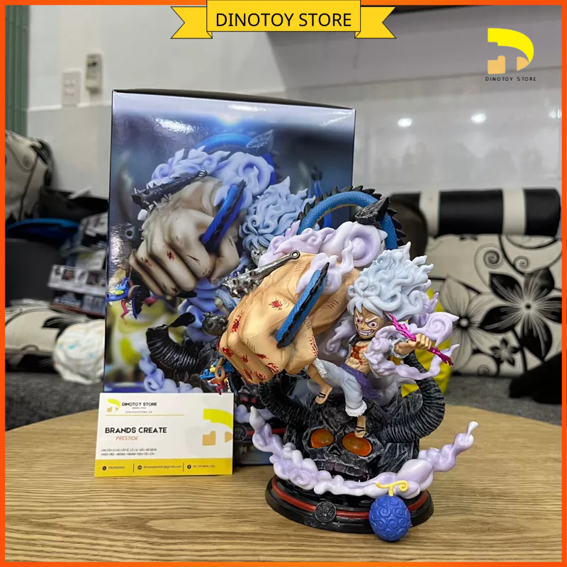 Mô hình chibi luffy gear 5 Nika & kaido hàng mới siêu nét CÓ ĐÈN LED - one piece