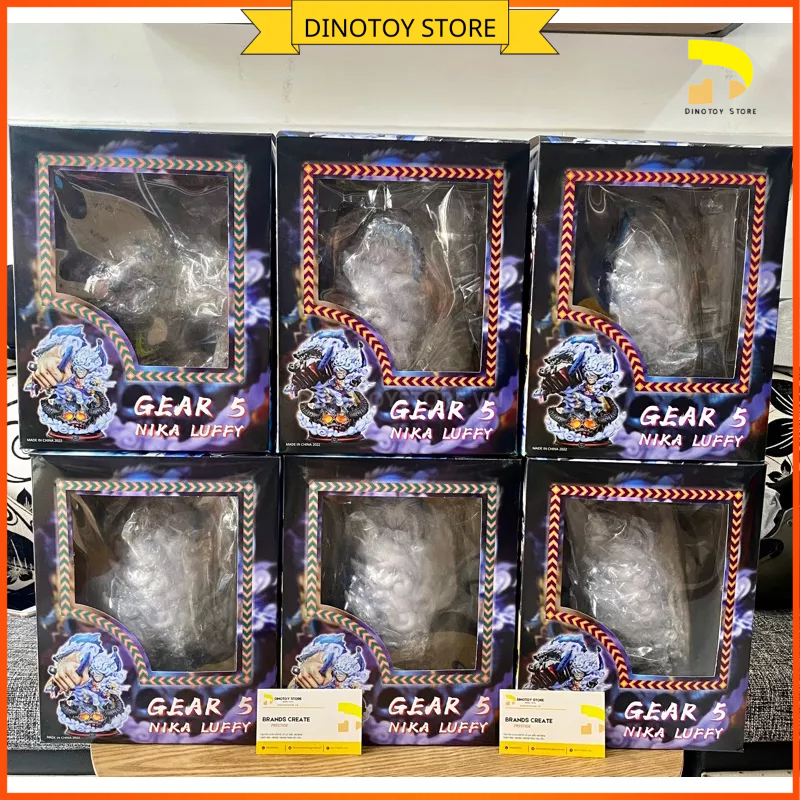 Mô hình chibi luffy gear 5 Nika & kaido hàng mới siêu nét CÓ ĐÈN LED - one piece