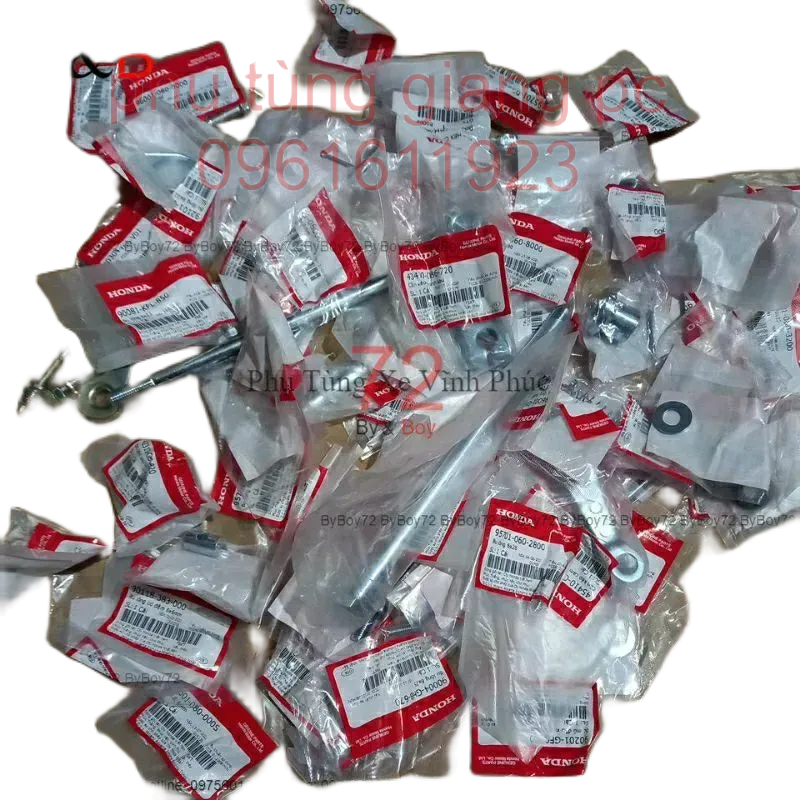 bộ ốc 90 chi tiết chính hãng honda .lắp dream thái