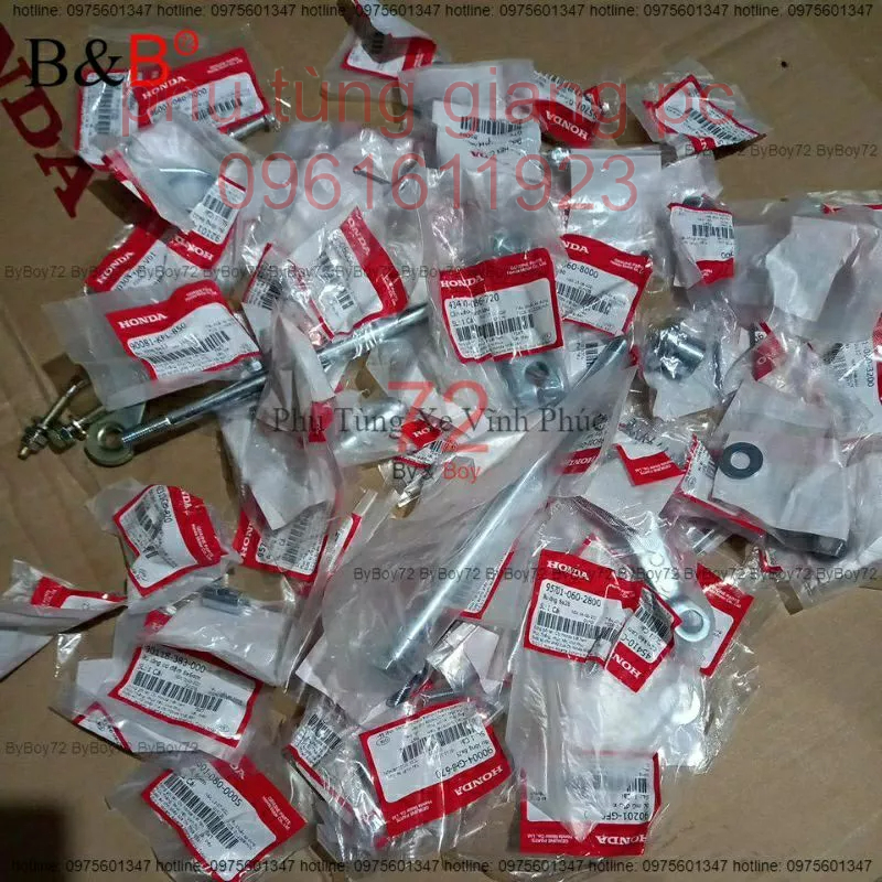 bộ ốc 90 chi tiết chính hãng honda .lắp dream thái