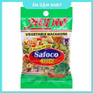 Nui nơ rau củ, nui rau củ hình nơ, nui safoco 200g
