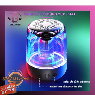 Loa Bluetooth mini C7 với led RGB đẹp mắt . Âm thanh vòm cực chất.