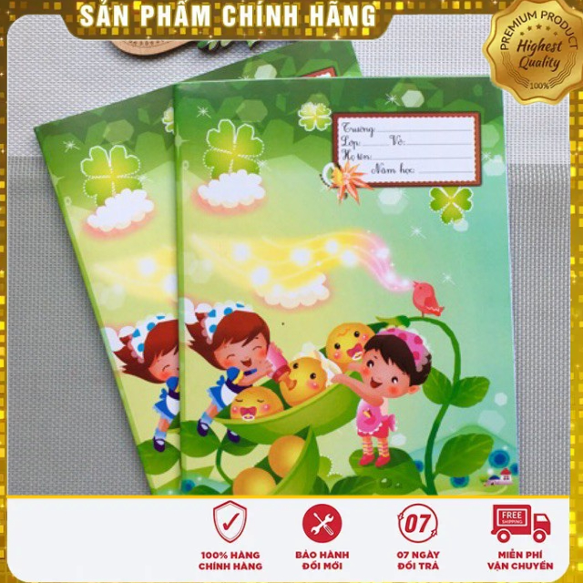 Vở 4 ô li nghiêng Ánh Dương (48 trang)