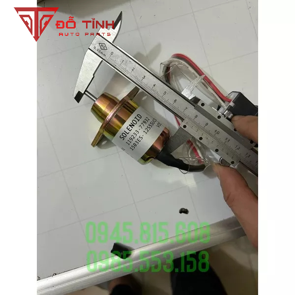 Mô tơ tắt máy xúc 12v 24v 3 chân. Tắt máy SOLENOID