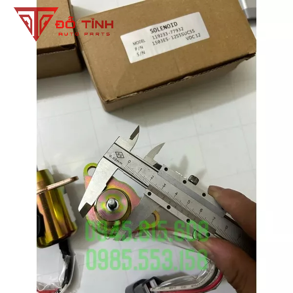 Mô tơ tắt máy xúc 12v 24v 3 chân. Tắt máy SOLENOID