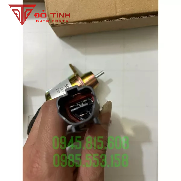 Mô tơ tắt máy xúc 12v 24v 3 chân. Tắt máy SOLENOID