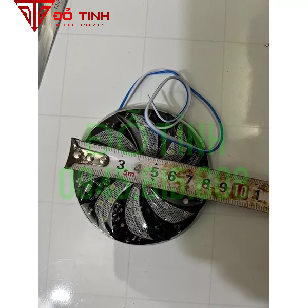 Combo 10 đèn led xoay chong chóng 12v 24v trang trí ô tô.