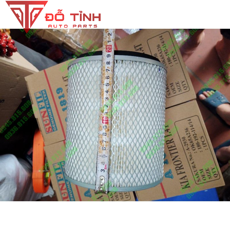 Lọc gió xe tải KIA K3000 K2700 1t4 K165 2t5 nâng tải. Hàng cao cấp