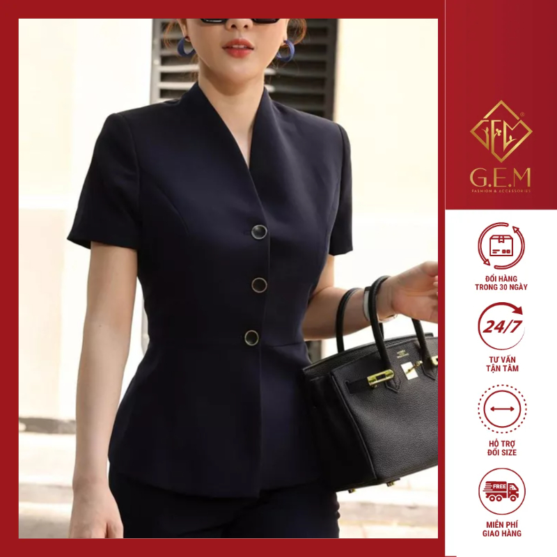 Set vest G619 sang chảnh đi làm hay đi chơi đều khí chất ngút ngàn có bigsize cho các chị em mũm mĩm