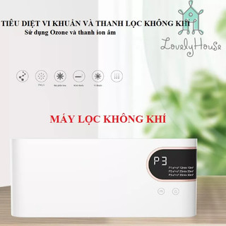 Máy lọc không khí Ozone ion âm khử mùi/ khử trùng tiện dụng