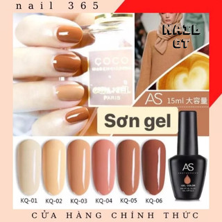 Sơn gel AS tone nâu cà phê - KQ ( chai đen )