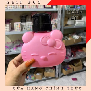 lọ đựng aceton hình hello kitty
