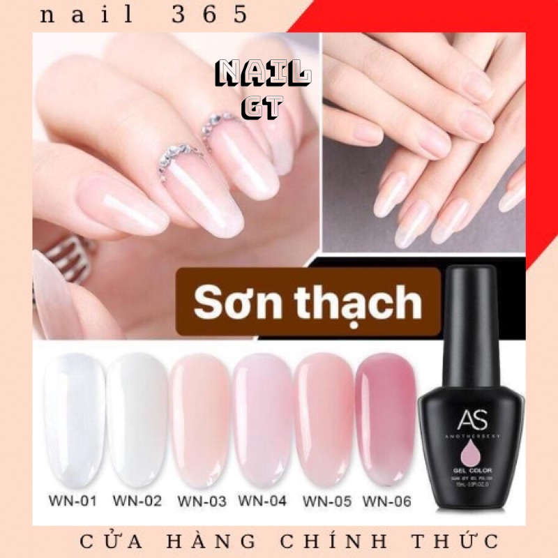 Sơn gel AS tone thạch -WN ( chai đen )