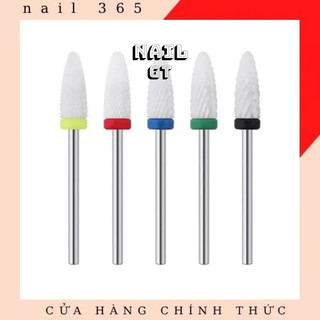 Đầu mài sứ ( 5 size ) ( phụ kiện nail - mi )