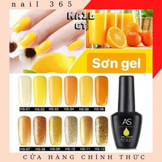Sơn gel as tone vàng hs