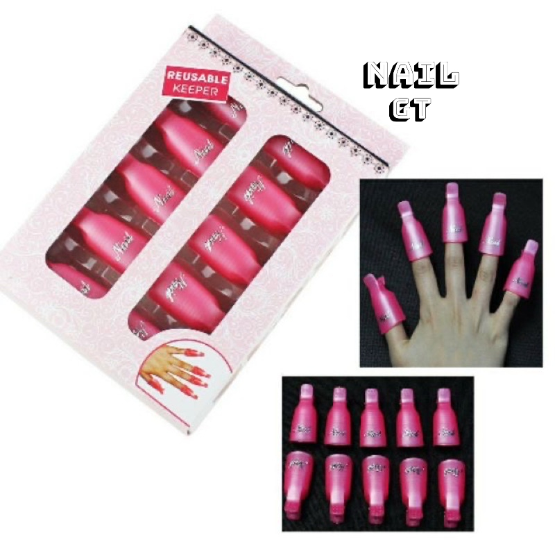 Kẹp ủ phá gel móng tay