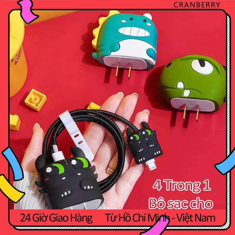 COD 23 mô hình Vỏ bảo vệ cáp sạc Bộ Phụ Kiện Bảo Vệ Đầu Sạc Iphone 18/20W 4 Trong 1