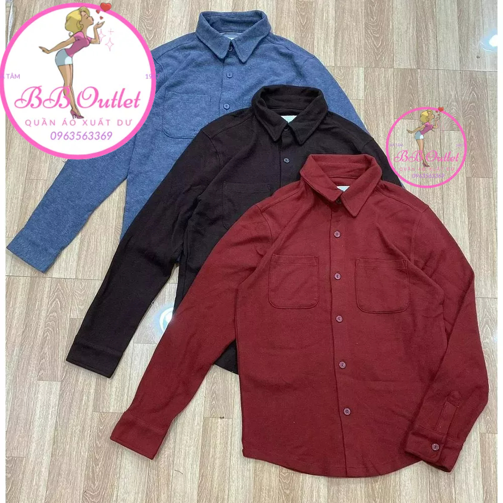 Áo sơ mi nam vải dày lạ mắt - xuất Mỹ dư xịn bigsize