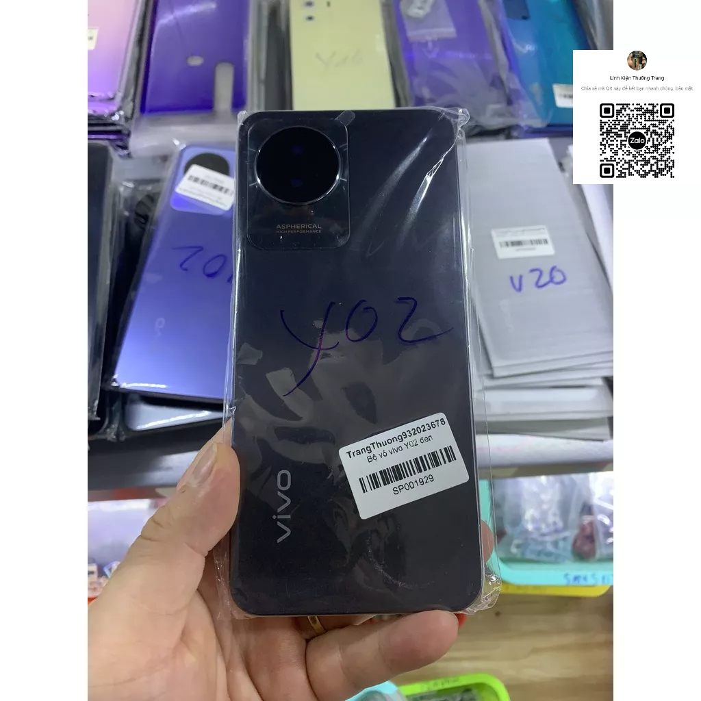 Bộ xương, vỏ vivo Y02 - hàng zin